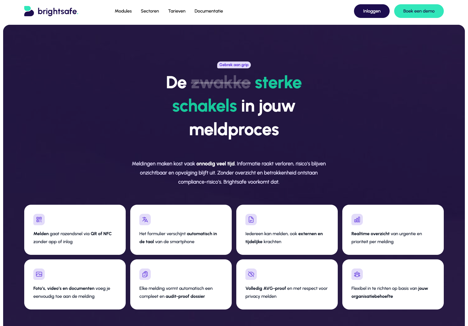 Brightsafe website