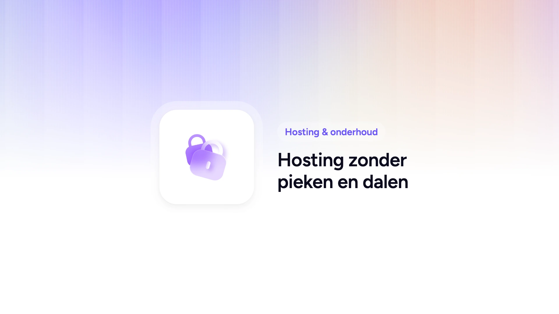 Hosting & onderhoud