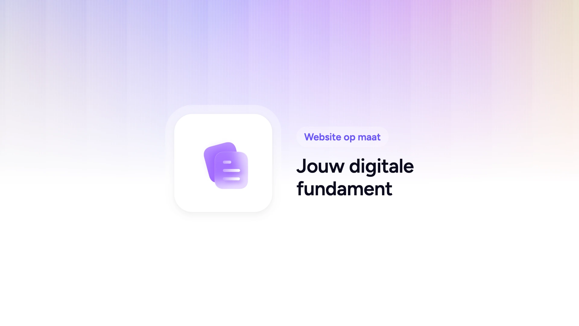 Website op maat